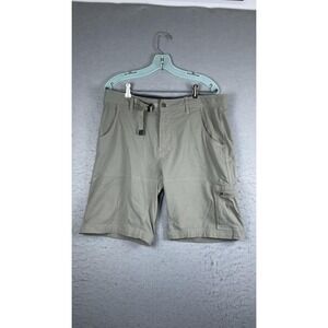 PrAna Shorts Mens 36 Beige Cargo 10 Inch Inseam Hiking Outdoor‎ Travel Trail